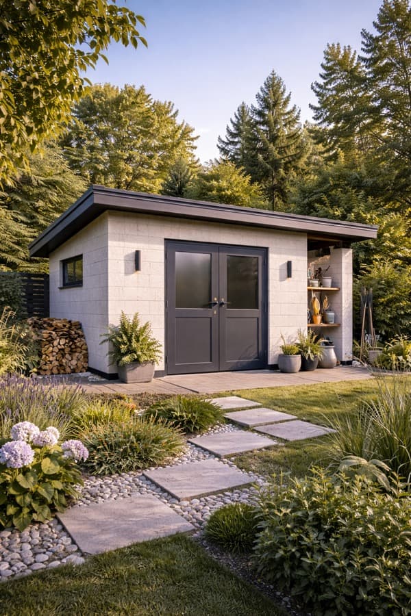 Хозпостройка из газобетона в Нижнем Новгороде